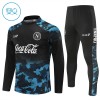 Barn SSC Napoli Trainings Sweatshirt Kvarts-Dragkedja 2024-25 Navy